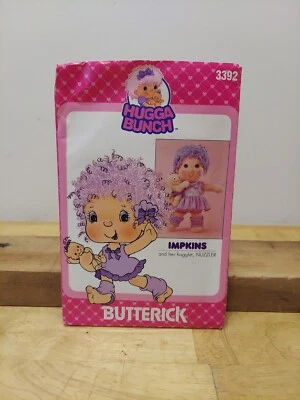 Hugga Bunch Huggins Doll Toy Butterick Pattern 3390 - Cut/Used - Image 1 of 4