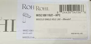 Rohl MI01D1GQAPC Miscelo 1.2 GPM Single Hole Bathroom Faucet - Picture 1 of 5