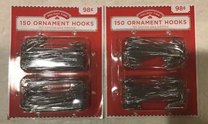 300 Christmas Silver Ornament Hooks Tree Hangers LARGE Metal 2 1/2 Inches Long - Picture 1 of 4