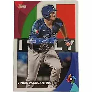 2023 Vinnie Pasquantino Topps World Baseball Classic WBC-38 Italy Royals - Picture 1 of 2