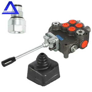 21GPM 2 Spule mit Umbaustecker Hydraulisches Richtungssteuerventil mit Joystick - Bild 1 von 11