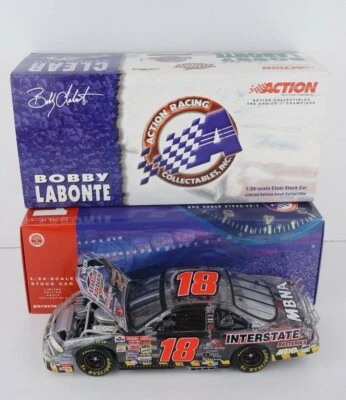 2001 Action Bobby Lebonte 18 Interstate Batteries Clear Car 1/24 Pontiac Nascar5 - Image 1 of 4