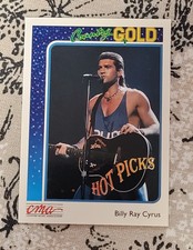 BILLY RAY CYRUS #1 - 1992 STERLING CMA COUNTRY GOLD TRADING CARD