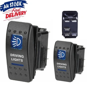 Driving Light 12V ARB Carling Rocker Waterproof Toggle Switch Blue LED Car Boat - Picture 1 of 9
