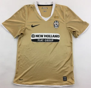 Juventus FC 2008/09 2009 Nike away shirt New Holland jersey gold maglia Small S - Picture 1 of 18