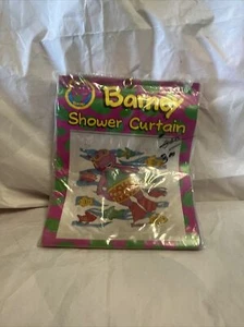 Vintage 1993 Barney Shower Curtain - Picture 1 of 8