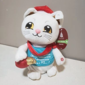 Gemmy Natale Animato Canto Danzante Gatto Gattino Funziona Nuovo Con Etichetta  - Foto 1 di 7