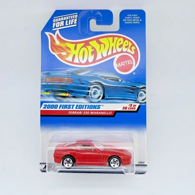 Hot Wheels 2000 First Editions Ferrari 550 Maranello Red Sports Car - Image 1 of 4