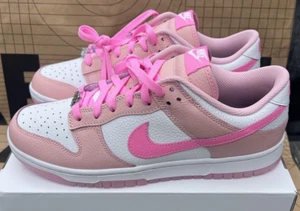 Nike Dunk Low ID By You Custom Sneaker Pink FJ2253-901 Men 10.5 Wom 12 - Picture 1 of 24