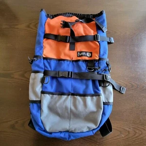 Anderson Supply Co Rucksack Blau Orange Backpack Roll Top Custom Made In USA - Bild 1 von 14