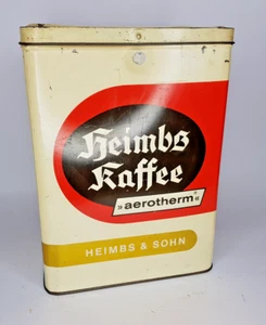 Dose Blechdose Vintage 60er Jahre Heimbs Kaffee Vintage / ldn - Bild 1 von 9