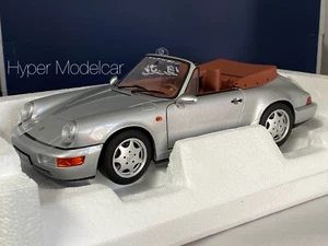 NOREV 1/18 PORSCHE 911 964 CARRERA 2 CABRIOLET 1990 SILVER ART.187330 - Imagen 1 de 3