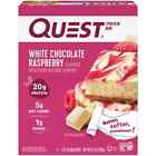 Quest Protein Bar, White Chocolate Raspberry, 20g Protein, 4 Count|Free Shipping