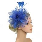 Feather Hair Fascinator Alice Headband Clip Ladies Day Wedding Royal Ascot Races