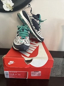 Size 11.5 - Nike Air Max 98 Pure Platinum/Obsidian/Kinetic Green - Picture 1 of 7