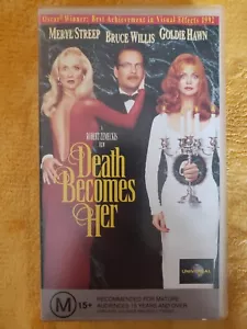 DEATH BECOMES HER 1992 VHS PAL VERSION* - Picture 1 of 6