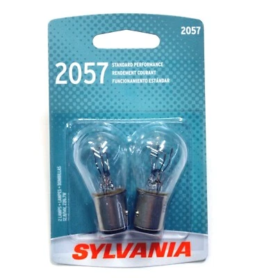 Sylvania Basic 2057 26.9/6.7W Two Bulbs Stop Brake Light Replace Stock Lamp Fit - Image 1 of 4