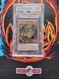 Yu-Gi-Oh Hamon, Lord of Striking Thunder SGX3-ENG02 1. Holo PSA Edition 10 nuovi di zecca - Foto 1 di 2