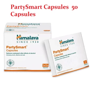 PartySmart Capsules Relieves Unpleasant After Effects alcohol & safe 50 Capsules - Picture 1 of 6