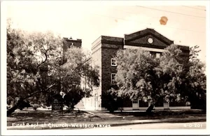 Primera Iglesia Bautista, Weslaco, Texas RPPC - Postal - Imagen 1 de 2
