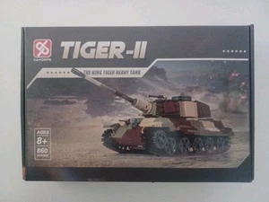 Dahonpa Tiger II Armee Panzer Baustein (860 Teile), WW2 Militär - Bild 1 von 9