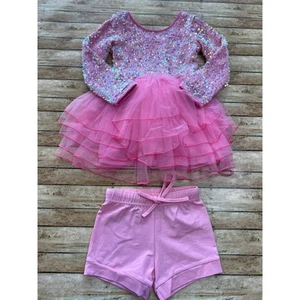 Love and Grow Pink Sparkle Dress Size 4T - Picture 1 of 5
