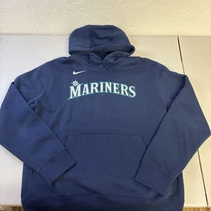 Sudadera con capucha Nike Seattle Mariners Julio Rodriguez azul marino para hombre talla grande - Imagen 1 de 6