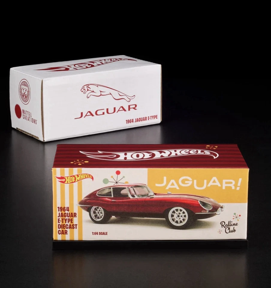 Jaguar E-Type JCP68 1964 Hot Wheels RLC - Como nuevo/sellado - Caída rara Foto 1 de 4
