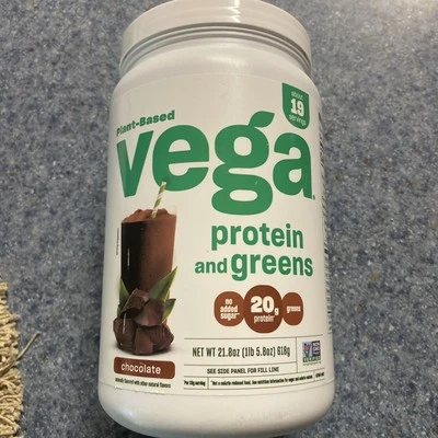 Proteína y Verdes Proteína Chocolate (19 Porciones) - 20g Proteína Vegetal... Foto 1 de 3