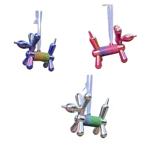 Kurt Adler Palloncino Decorato a Mano Decorazione Cane 3,25" - Decorazione Albero di Natale - Foto 1 di 19