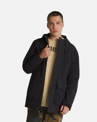 NWT VANS Premium HULL MTE 3 JACKET Hooded H2O Repellnt Insulated BLACK Mens L - Image 1 of 4