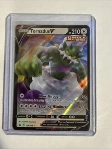 2021 Pokemon Sword and Shield Chilling Reign #124 Tornadus V URR - Picture 1 of 2