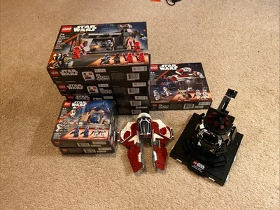 Lote de conjuntos selados e montados de Star Wars Lego - Imagem 1 de 4