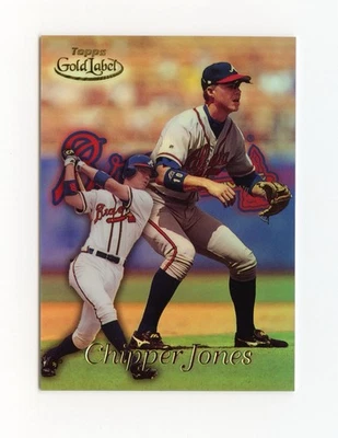 1999 Topps Gold Label #16 Chipper Jones Class 1 HOF Atlanta Braves - Image 1 of 2