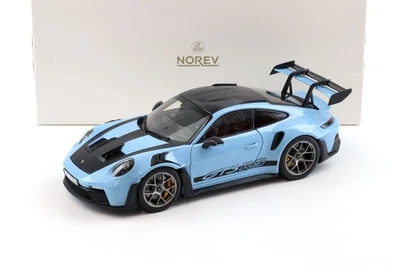 1:18 Norev Porsche 911 992 GT3 RS Weissach Package 2022 Gulf Blue 187367 - Immagine 1 di 4