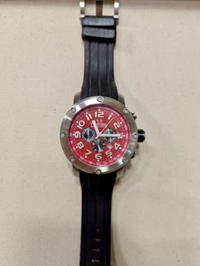 Reloj cronógrafo para hombre Tw Steel TW126 Grandeur Tech 45 mm esfera roja - Wow - Imagen 1 de 4