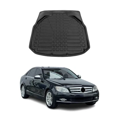 For Mercedes-Benz C300 2010-2014 OMAC 4711YPS250 Classic Black Cargo Liner Foto 1 de 4