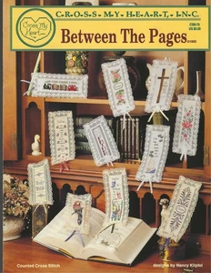 Zwischen den Seiten ~ Kreuz mein Herz - Kreuzstich Lesezeichen Muster Broschüre - Bild 1 von 2