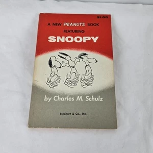 Peanuts Book Featuring Snoopy 1958 Second Printing Before Publication Vintage - Picture 1 of 12