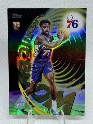 2025-26 Topps VJ Edgecombe RC Sonic Boom SSP Case Hit SB-20 76ers - Image 1 of 2