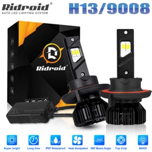 Kit de bombillas LED H13 9008 haz alto bajo 6500K blanco súper brillante CANBUS - Imagen 1 de 14