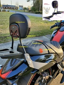 Portaequipajes negro respaldo Sissy barra Suzuki Boulevard M109 R M109 R2 06 a 2023 - Imagen 1 de 12