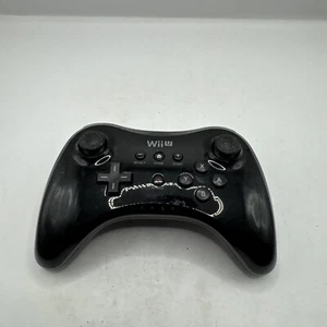 Controlador Pro Inalámbrico Original Nintendo Wii U Negro Sin Probar - Imagen 1 de 3