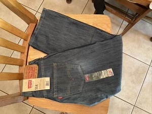 Boys 514 Levi Jeans Husky Size 8 New With Tags28x23 Slim Straight - Picture 1 of 6