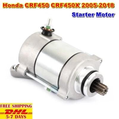 Starter Motor Honda Crf450x Crf450 Crf Motorcycle Electric Start Engine 2005-18 - Imagem 1 de 4