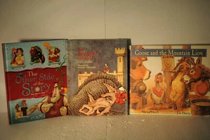 Children's Books Dragon Nanny Other side of the story Goose & the Mountain Lion - Picture 1 of 12