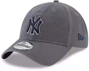 New York Yankees New Era 9Twenty MLB Core Classic Graphite Baseball Cap - Picture 1 of 6