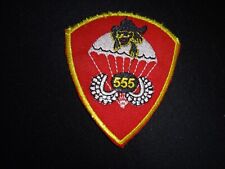 US Army 555th Parachute Infantry Battalion TRIPLE NICKELS Patch