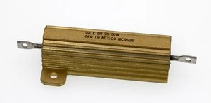 DALE RH-50, 62 Ohm 1% 50W, Resistenza di montaggio a telaio avvolto, NOS - Foto 1 di 2