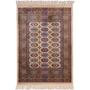 Hallway Runner Carpet Rug Red Beige 68cm x 115cm Viscose Chiraz 8438-4 Floor New - Picture 1 of 2